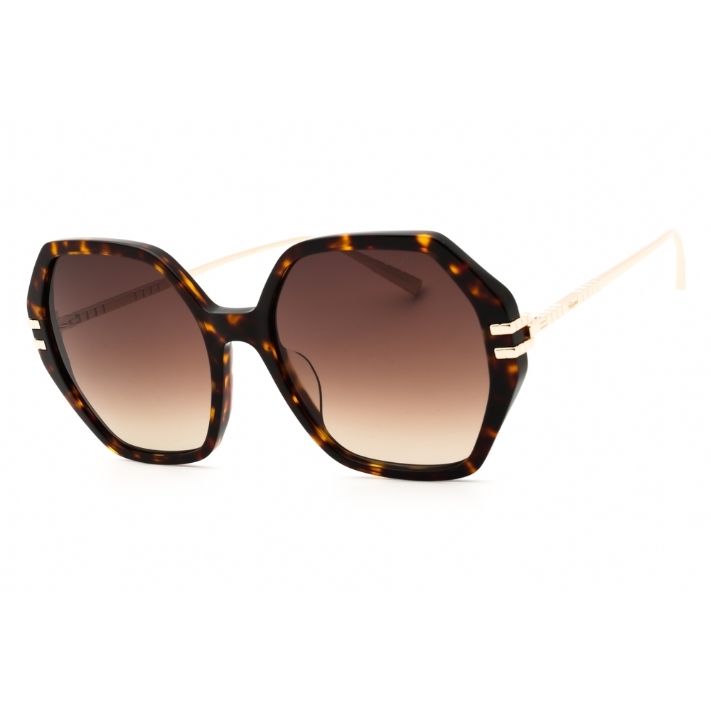 Chopard SCH370M Sunglasses Dark Havana Acetate Oversized